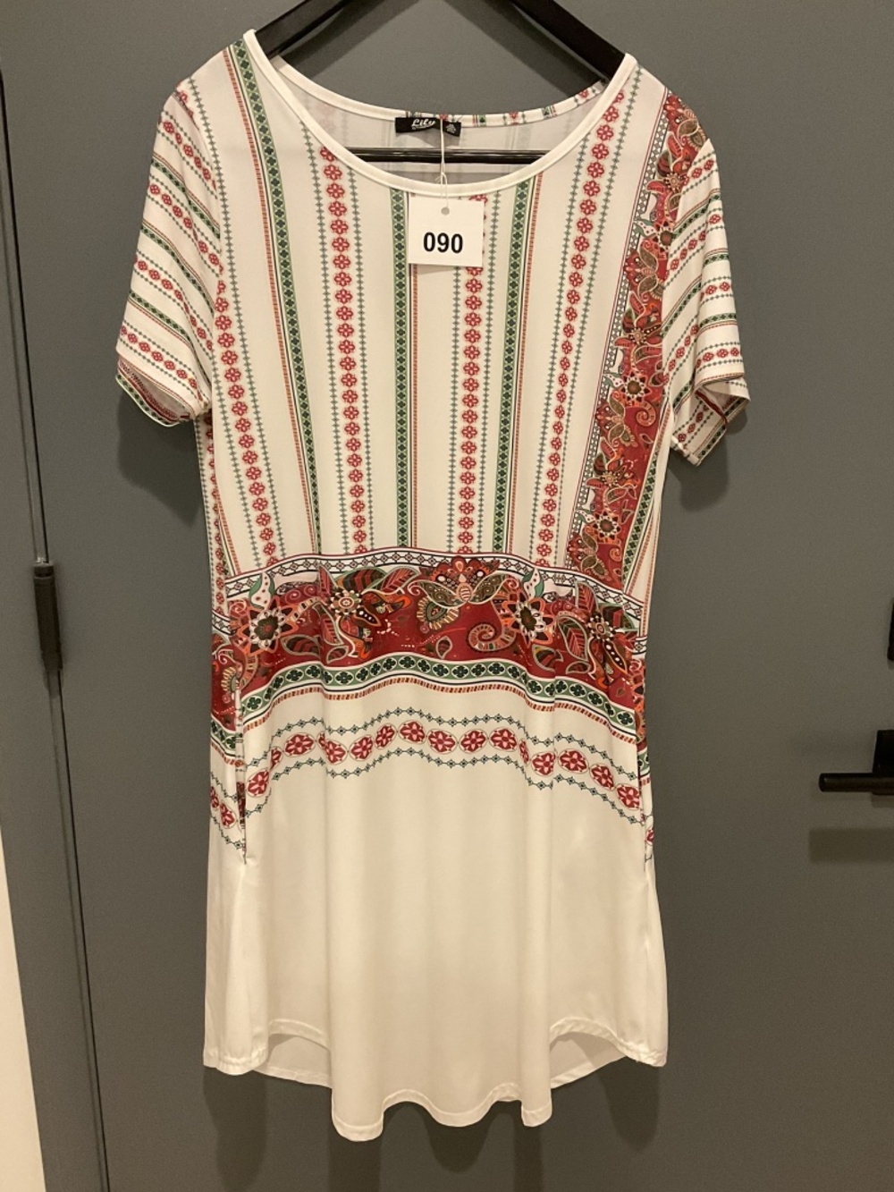 090 Casual spring dress